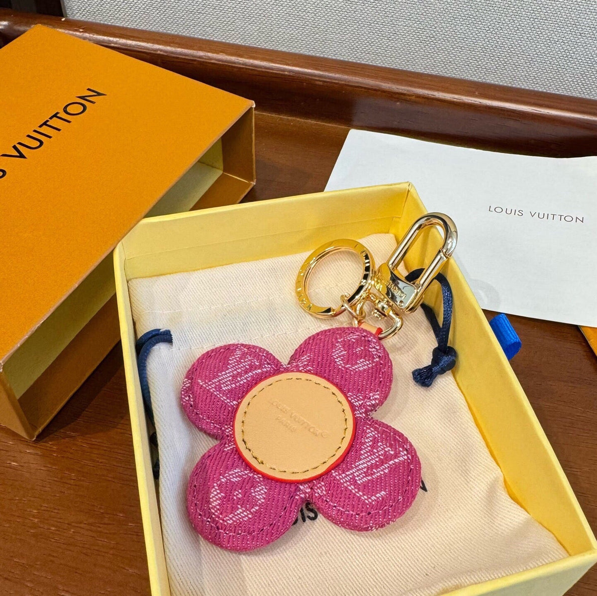 LOUIS VUITTON Bag Charm Keychain