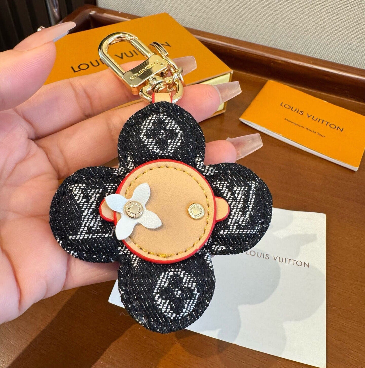 LOUIS VUITTON Bag Charm Keychain