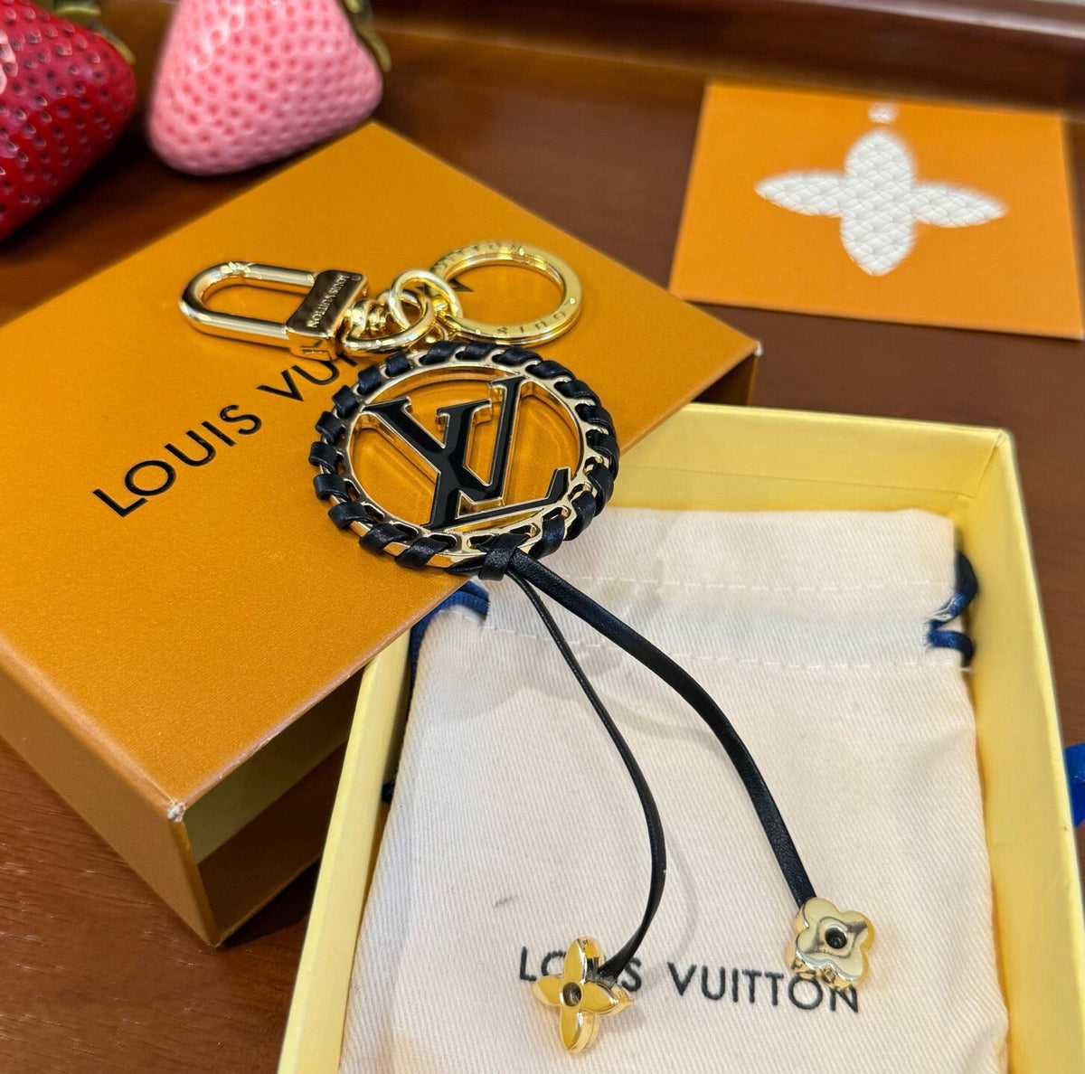 LOUIS VUITTON Bag Charm Keychain