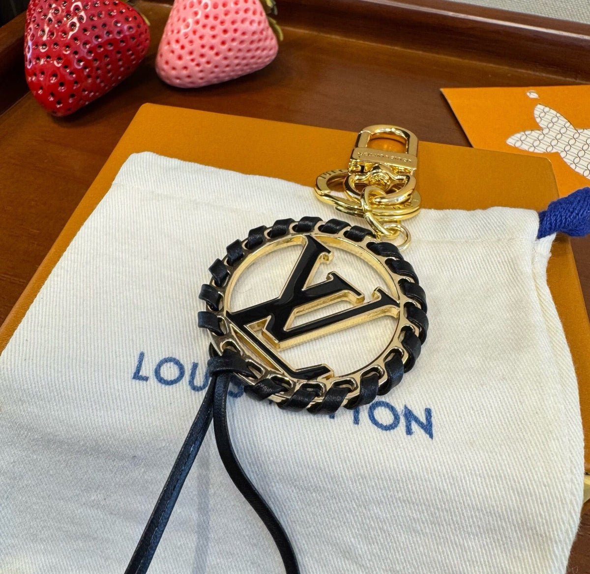 LOUIS VUITTON Bag Charm Keychain