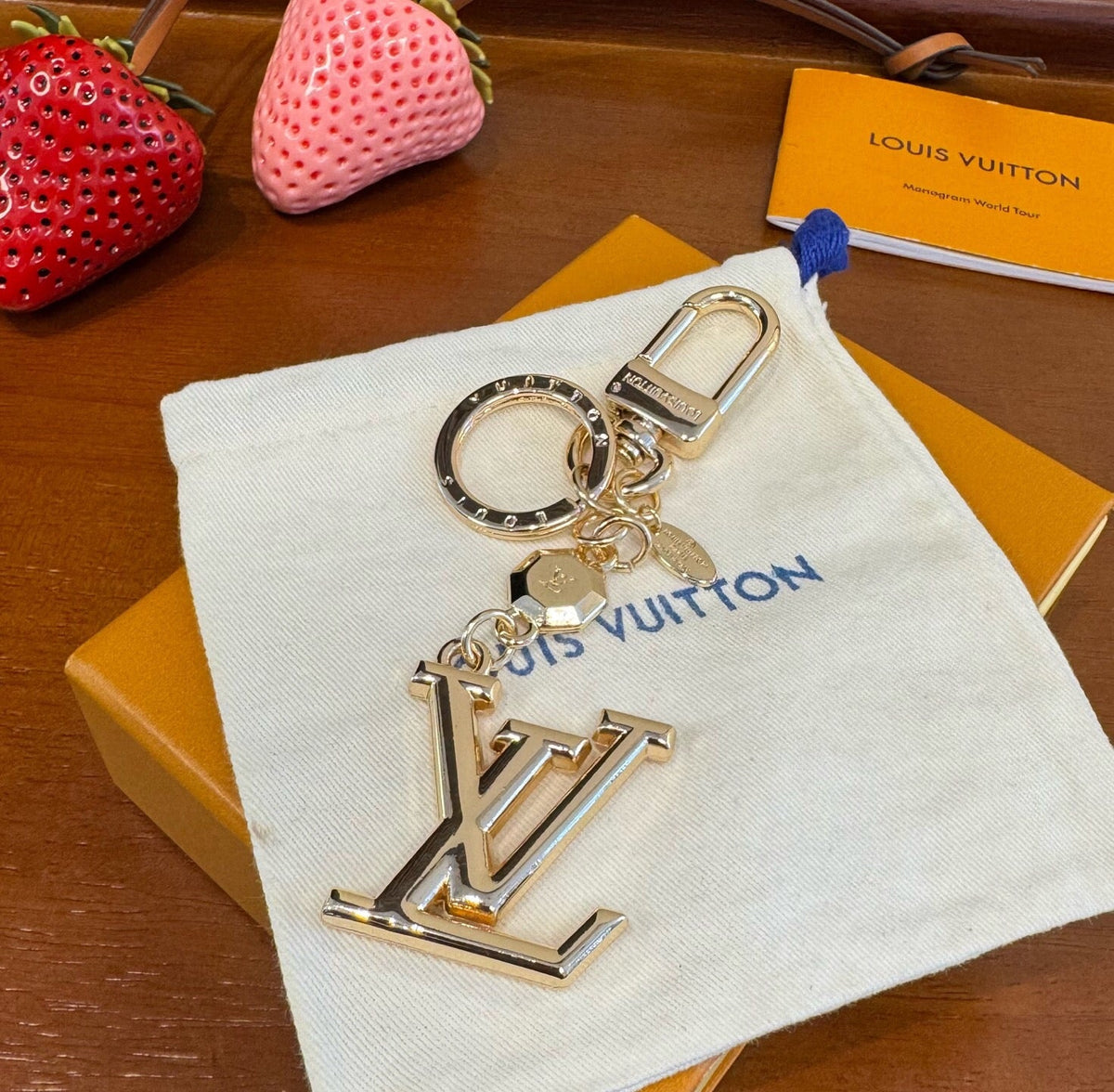 LOUIS VUITTON Bag Charm Keychain