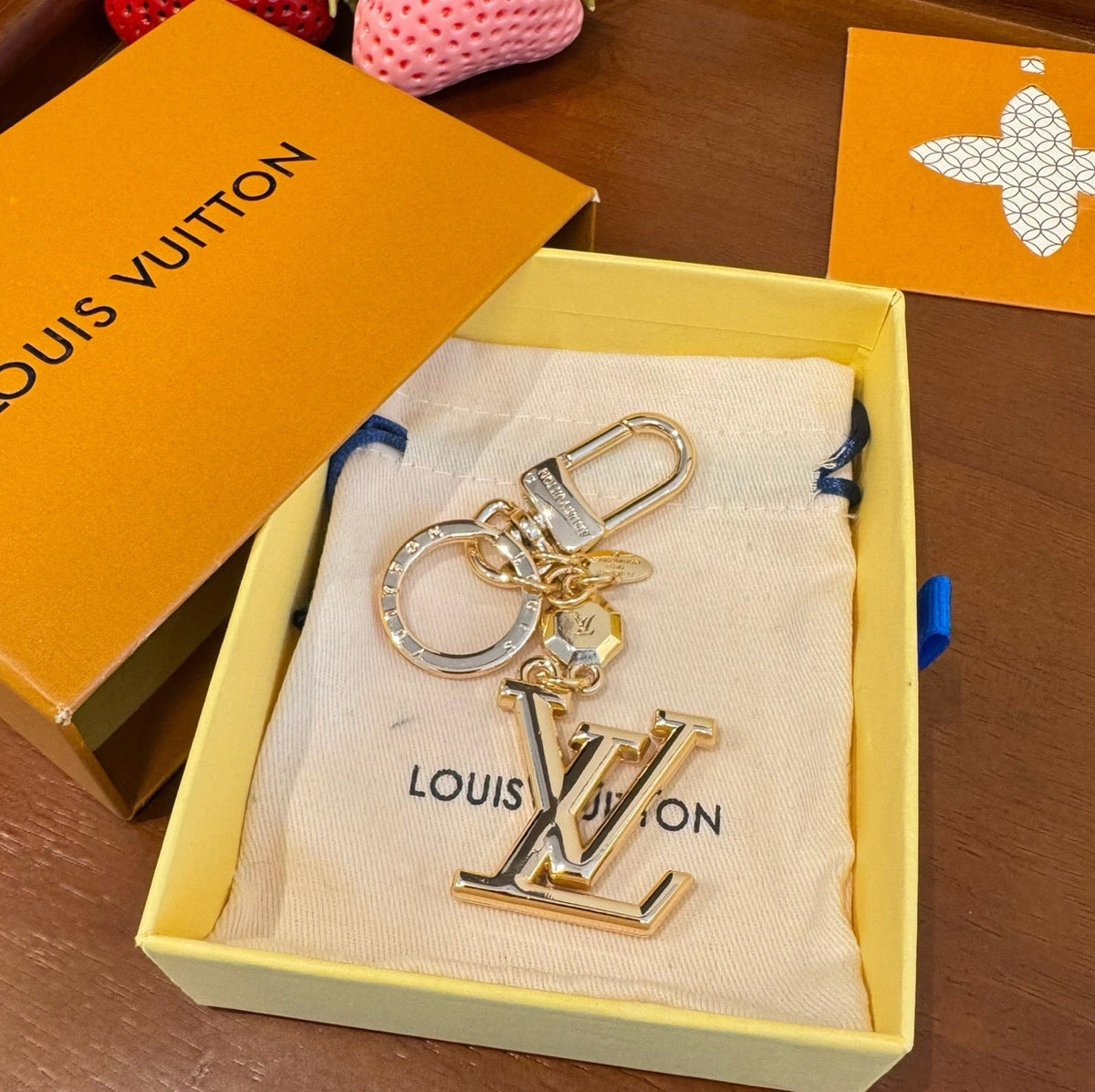 LOUIS VUITTON Bag Charm Keychain