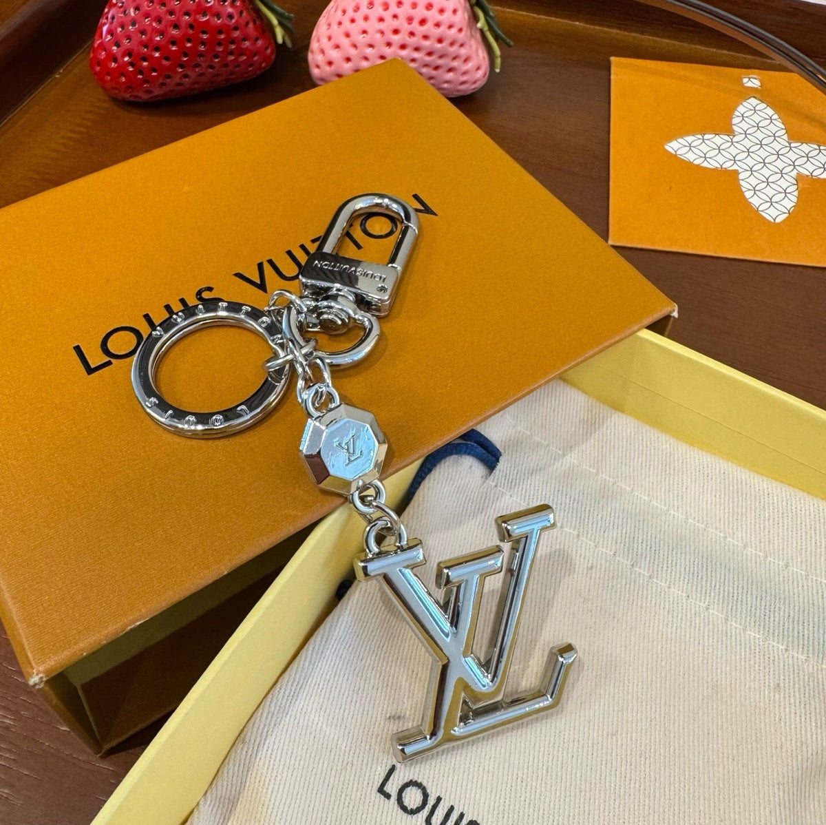 LOUIS VUITTON Bag Charm Keychain