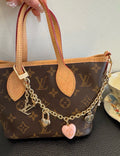 LOUIS VUITTON Canvas Cherry Blossom Bag Charm Keychain