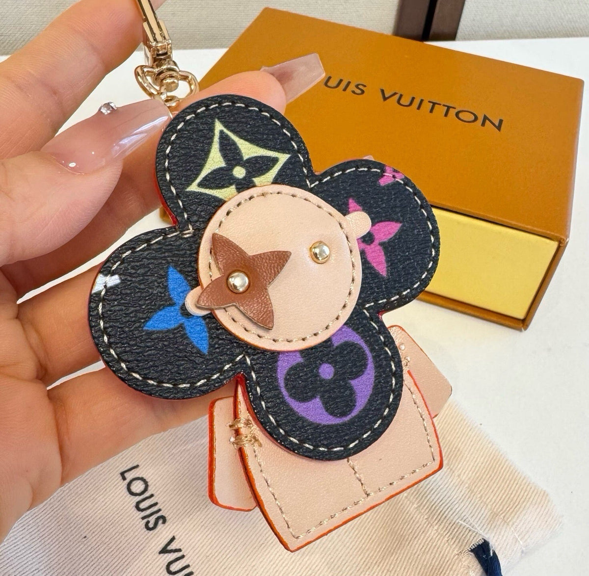 LOUIS VUITTON Bag Charm Keychain