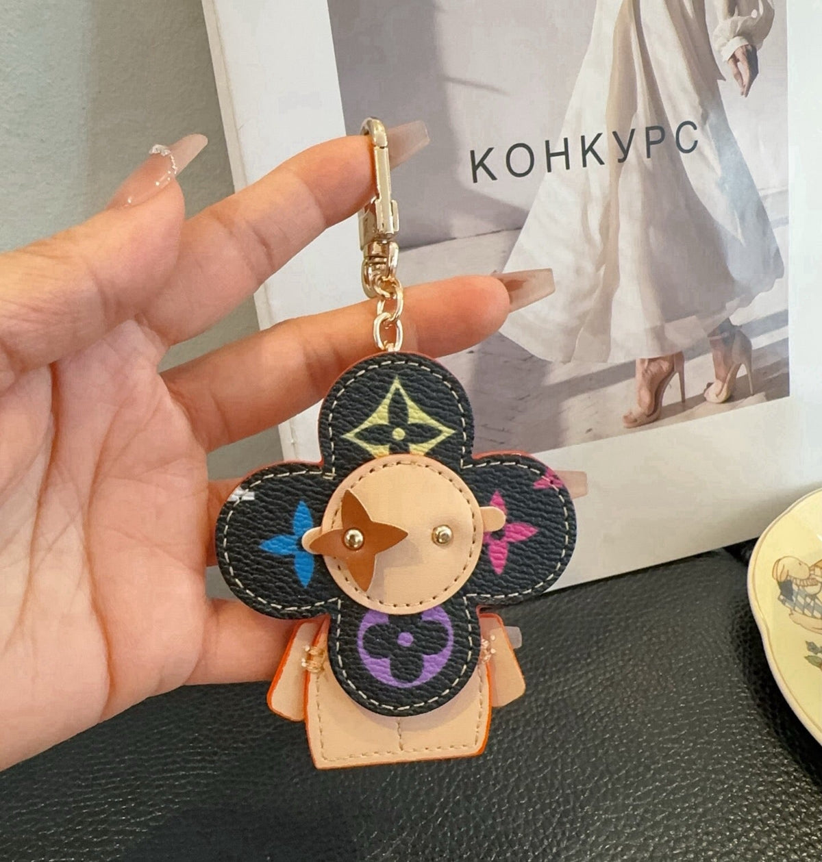 LOUIS VUITTON Bag Charm Keychain