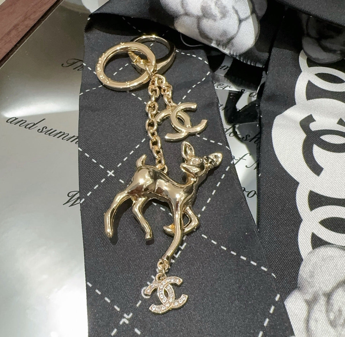 CHANEL Bag Charm Keychain