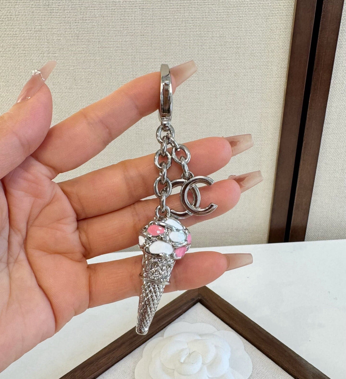 CHANEL Bag Charm Keychain