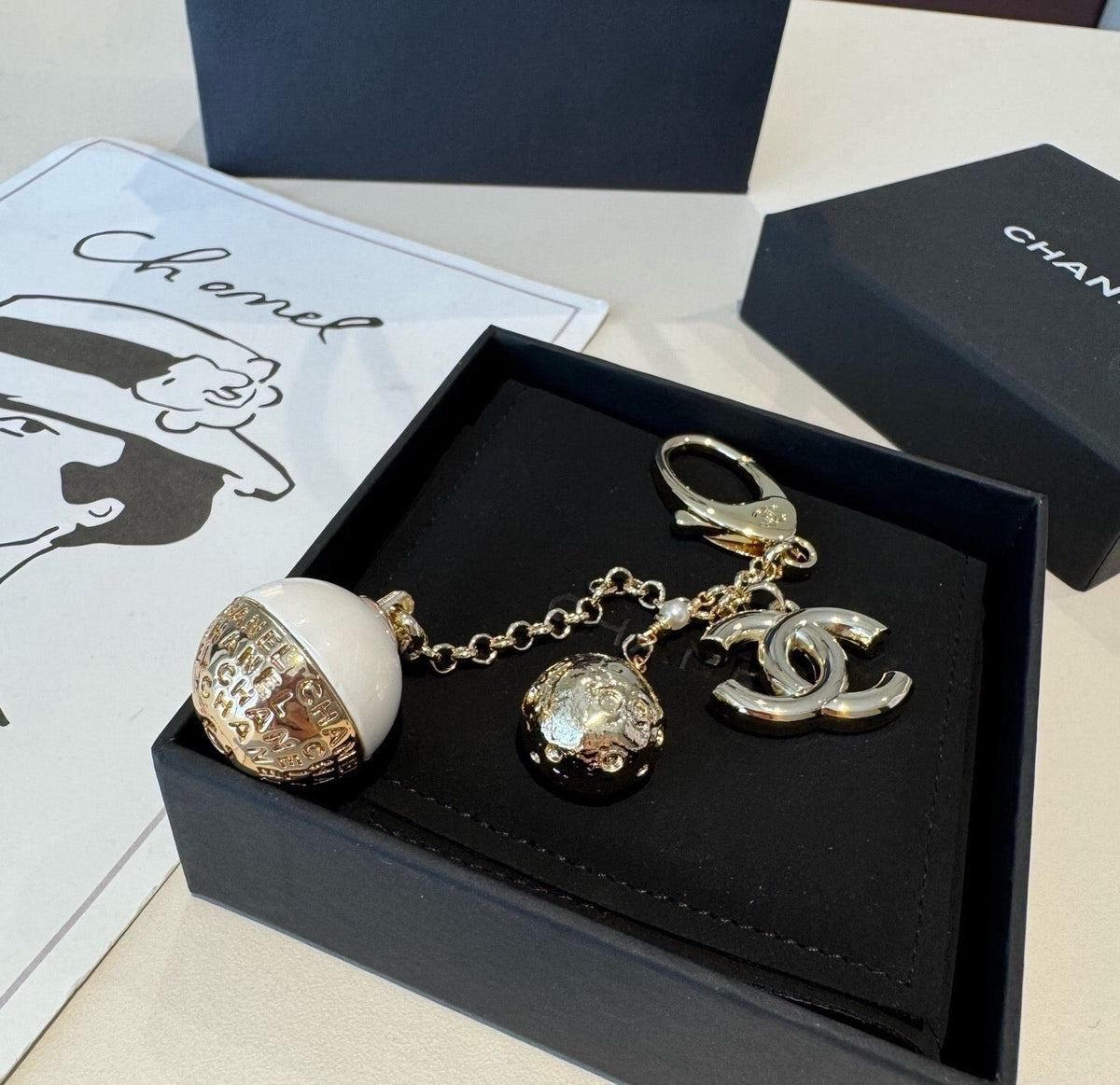 CHANEL Bag Charm Keychain