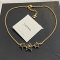 CHANEL Enamel Double-C Star Necklace