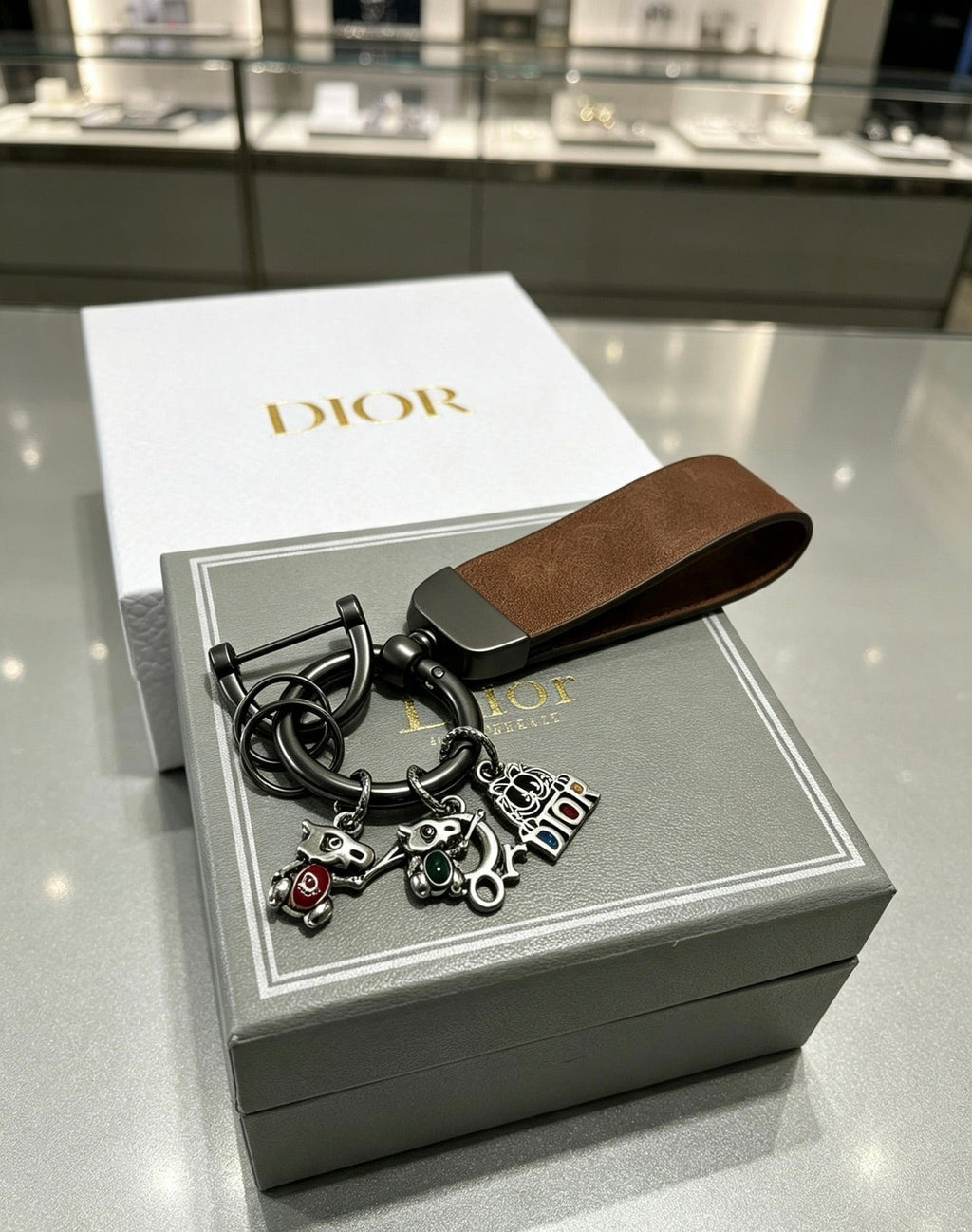 DIOR Bag Charm Keychain