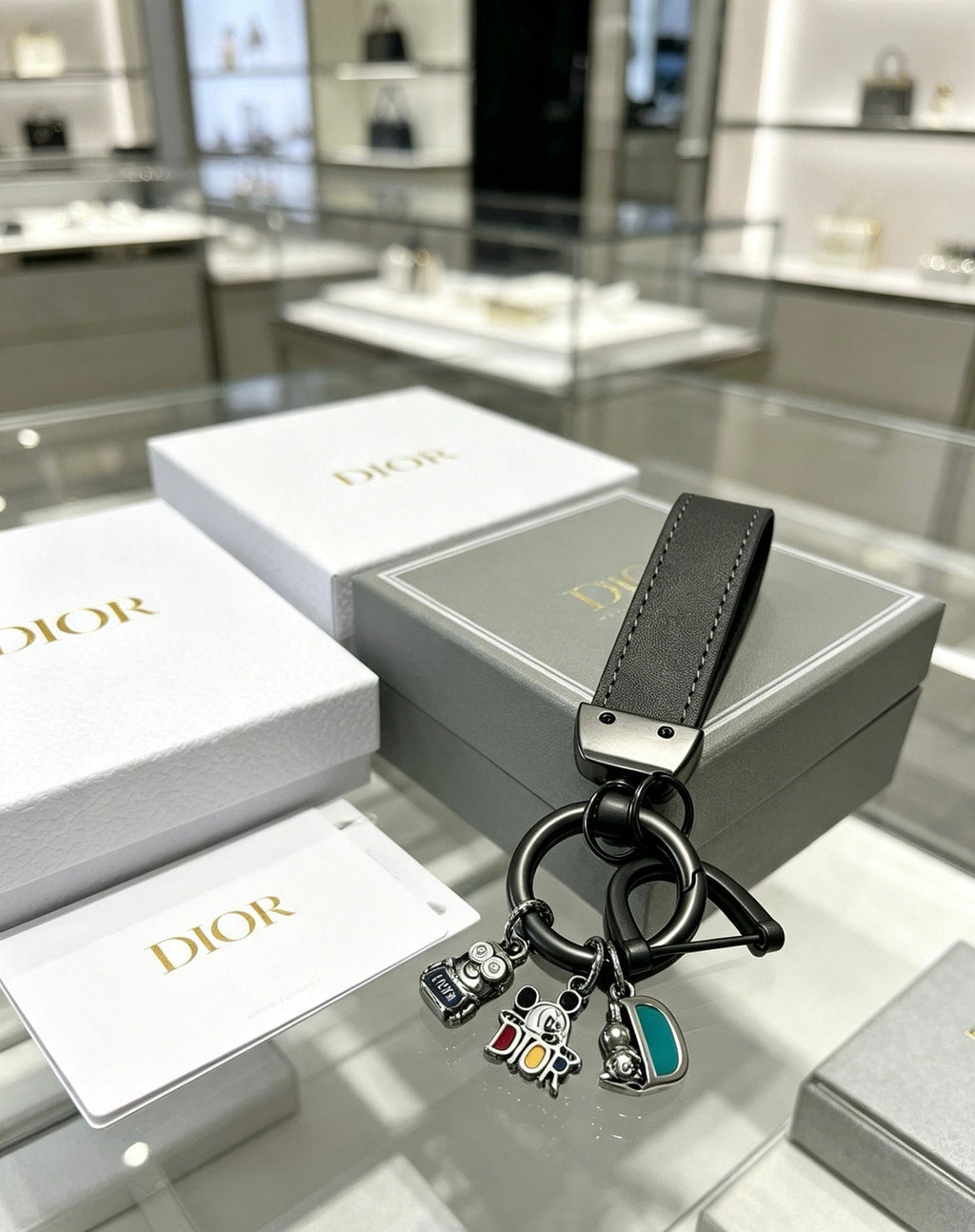 DIOR Bag Charm Keychain