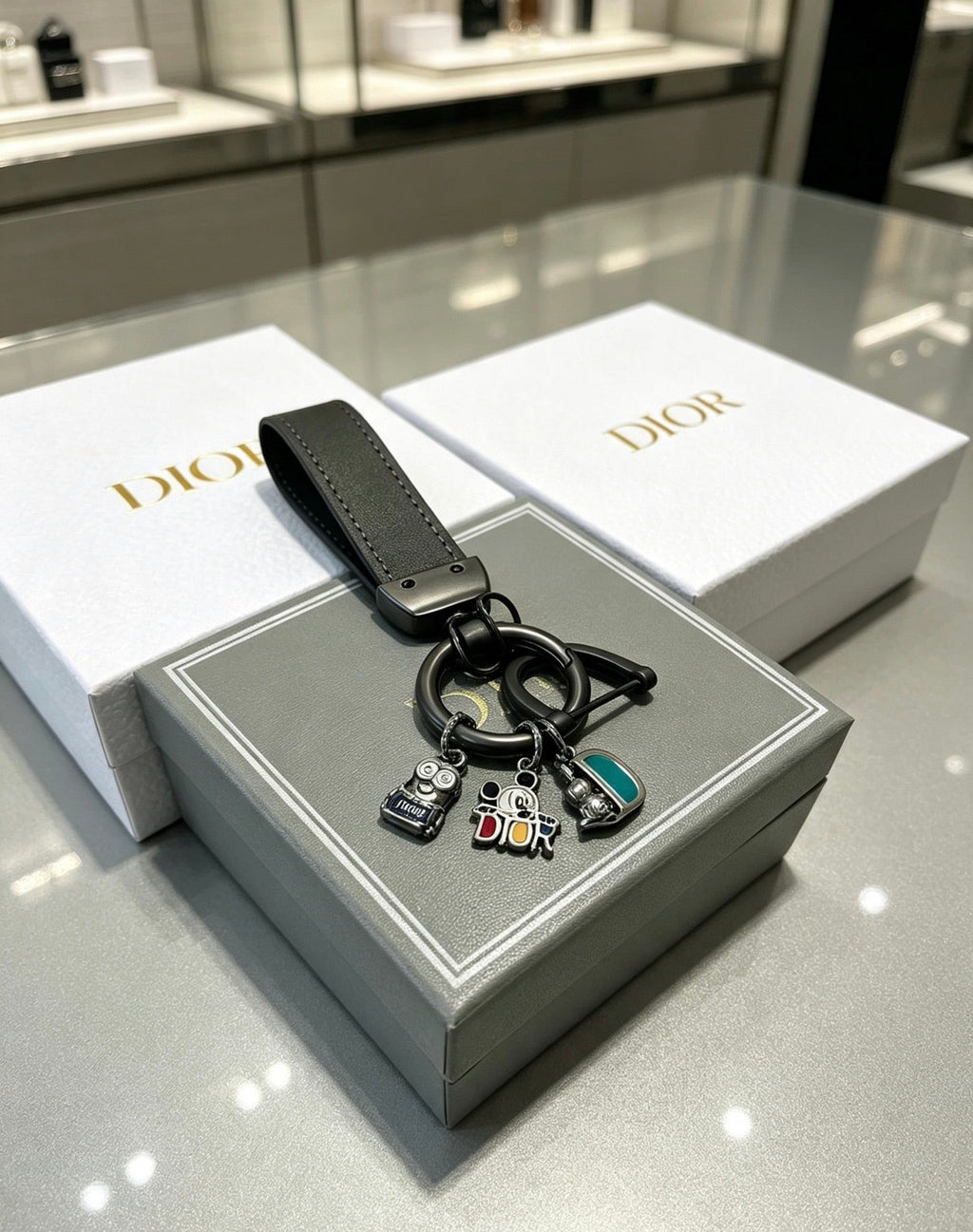 DIOR Bag Charm Keychain