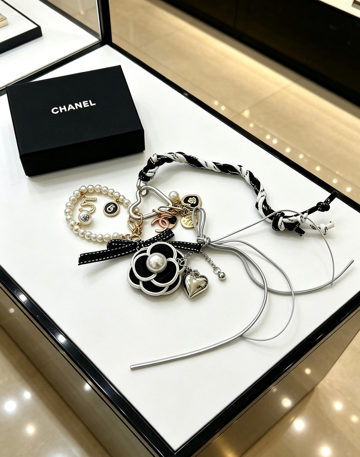 CHANEL Bag Charm Keychain