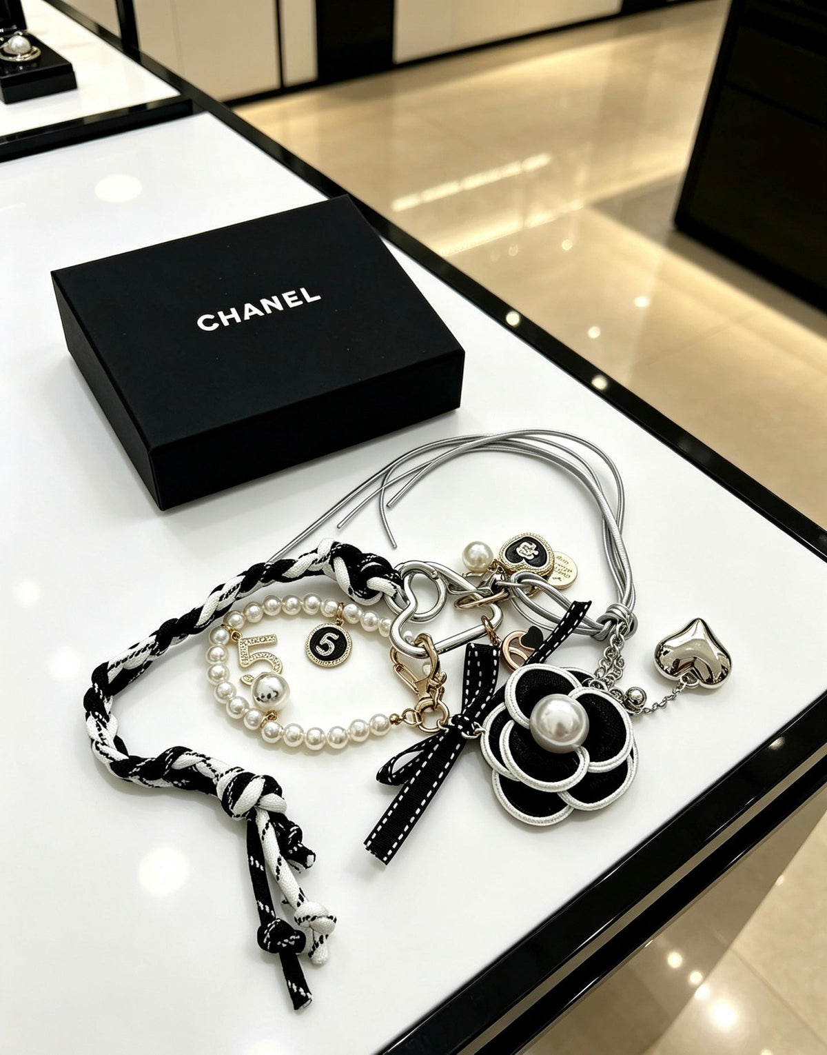 CHANEL Bag Charm Keychain