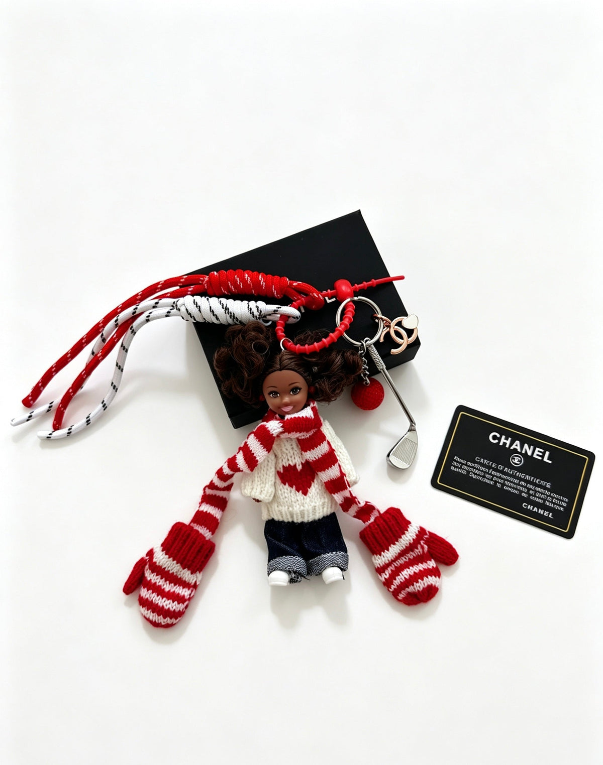 CHANEL Bag Charm Keychain