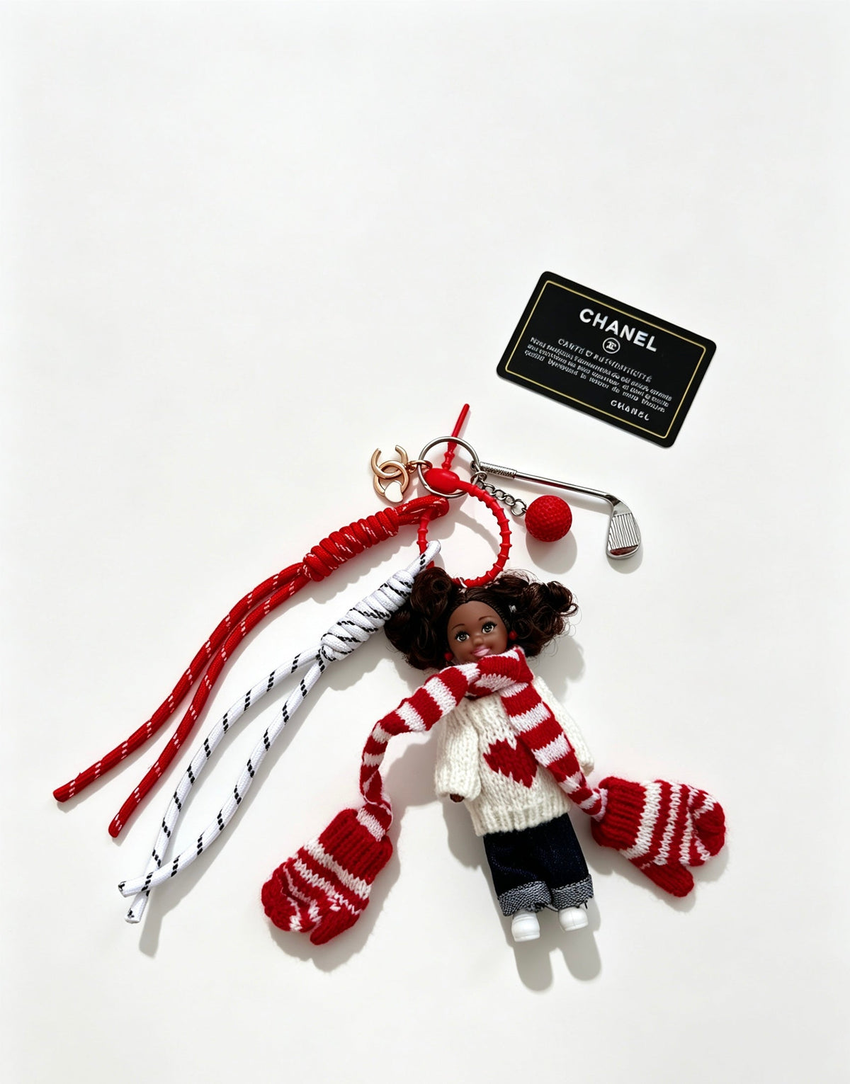 CHANEL Bag Charm Keychain