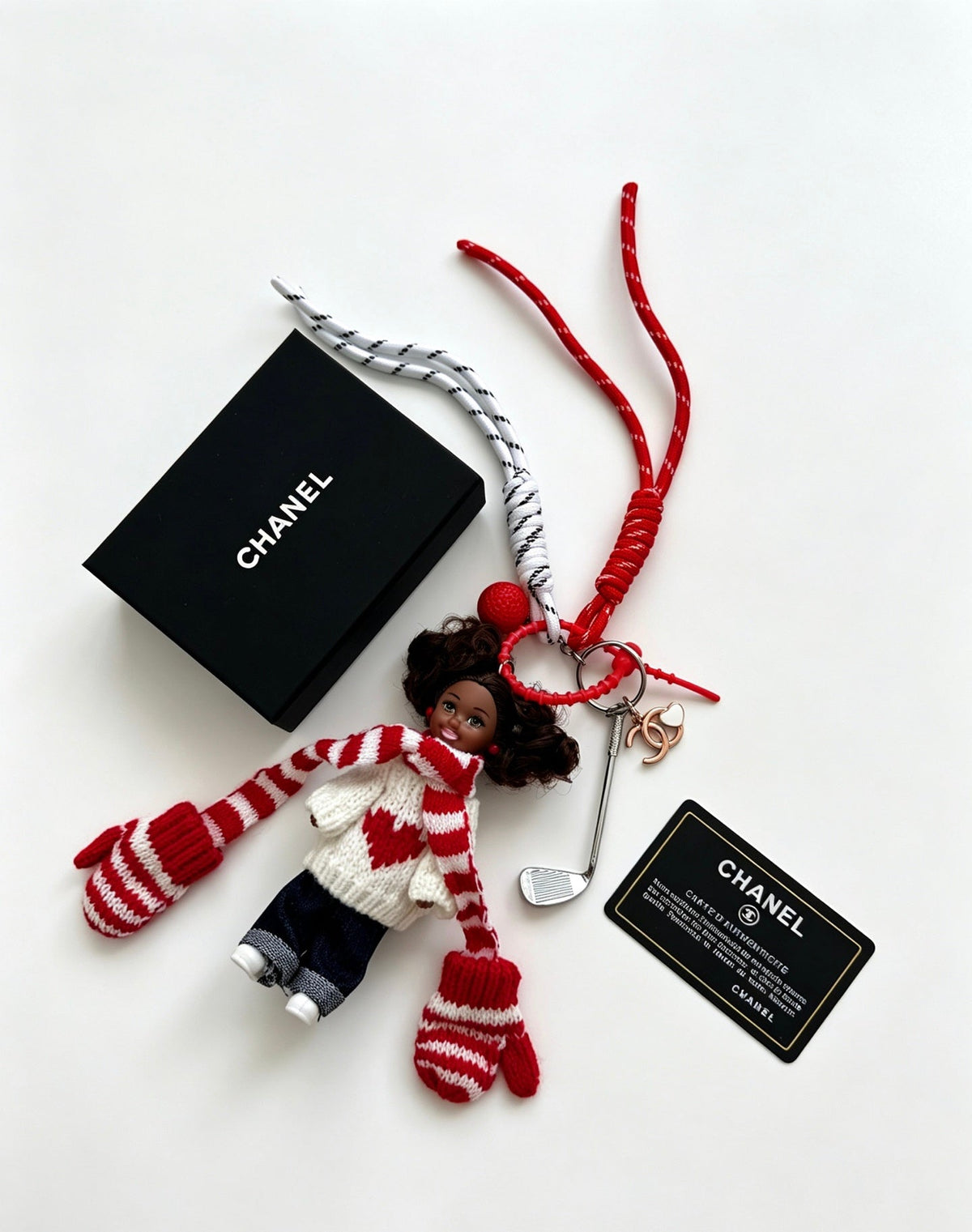 CHANEL Bag Charm Keychain