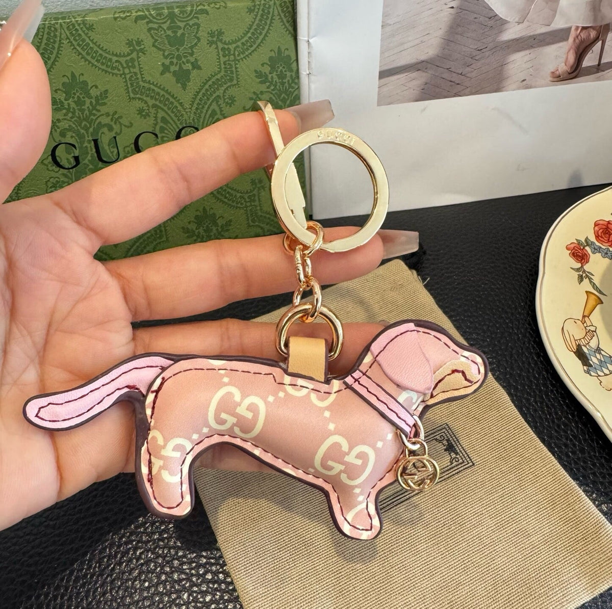 GUCCI Bag Charm Keychain