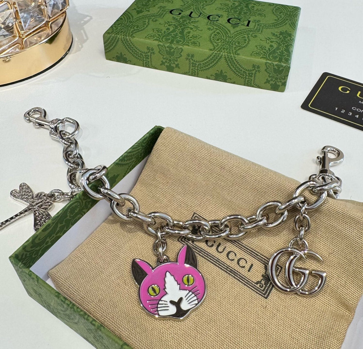 GUCCI Bag Charm Keychain