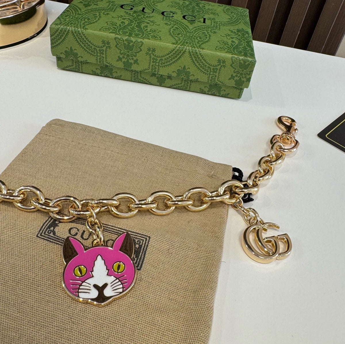 GUCCI Bag Charm Keychain