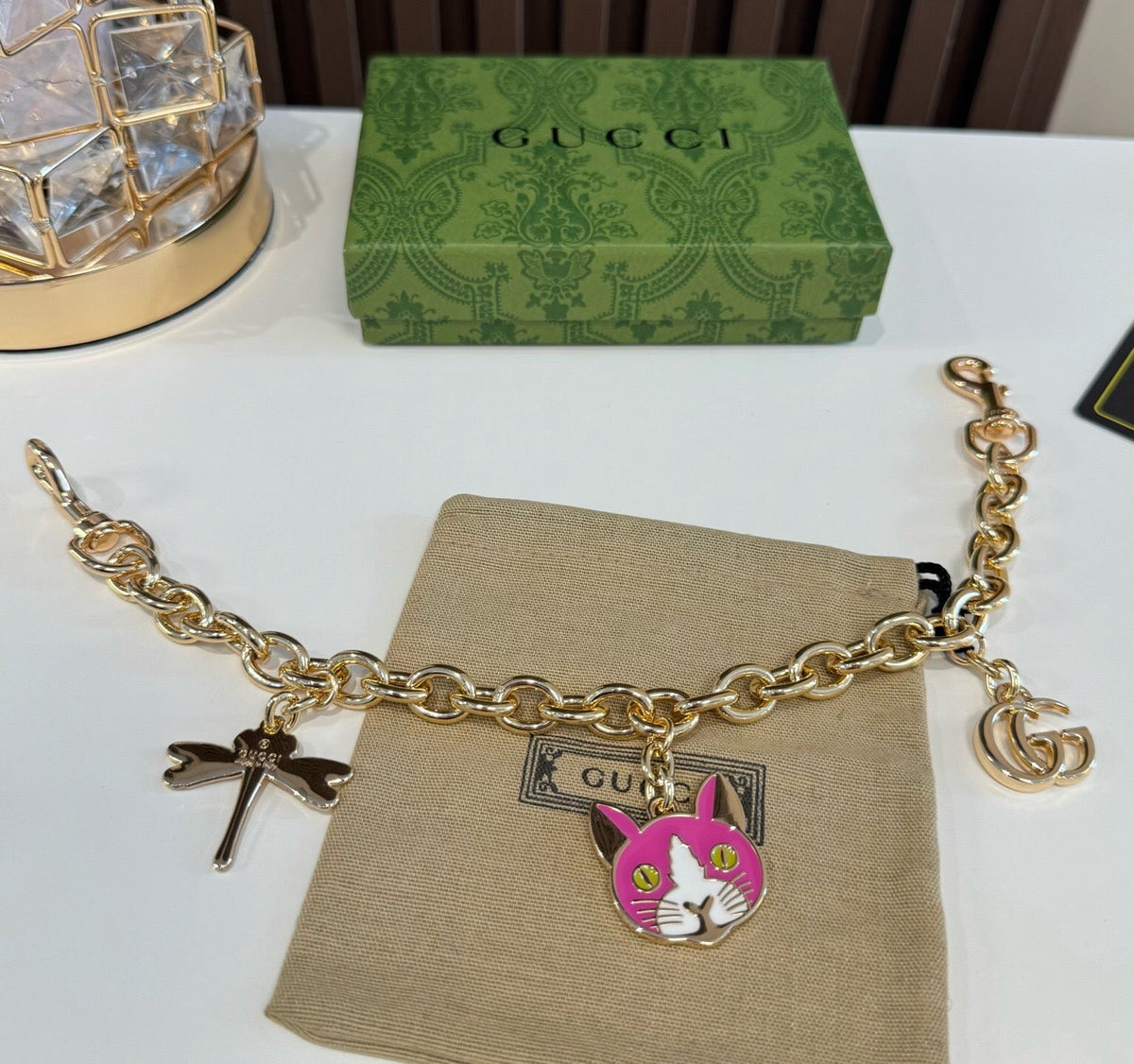 GUCCI Bag Charm Keychain