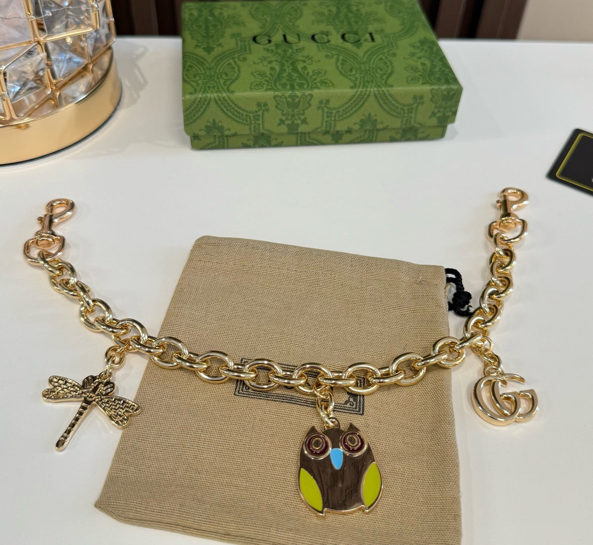 GUCCI Bag Charm Keychain