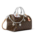 LOUIS VUITTON Metal Bag Charm Keychain