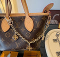 LOUIS VUITTON Metal Bag Charm Keychain
