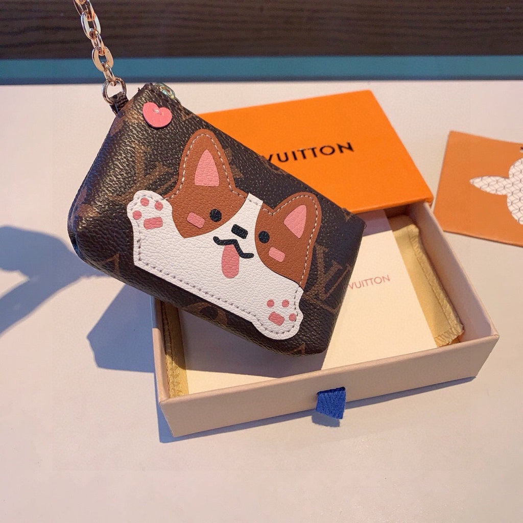 LOUIS VUITTON Panda Logo Mini Bag Bag Charm
