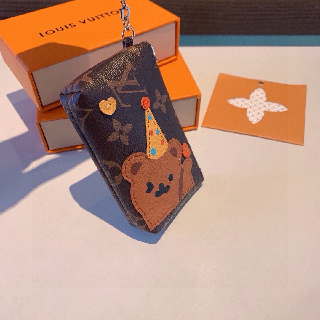 LOUIS VUITTON Panda Logo Mini Bag Bag Charm