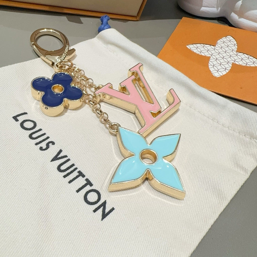 LOUIS VUITTON Canvas Bag Charm Keychain