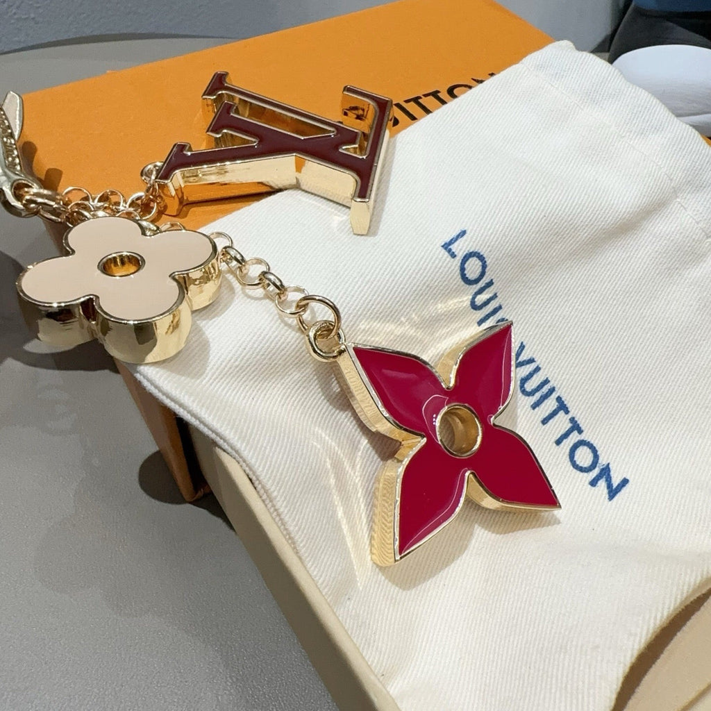LOUIS VUITTON Canvas Bag Charm Keychain