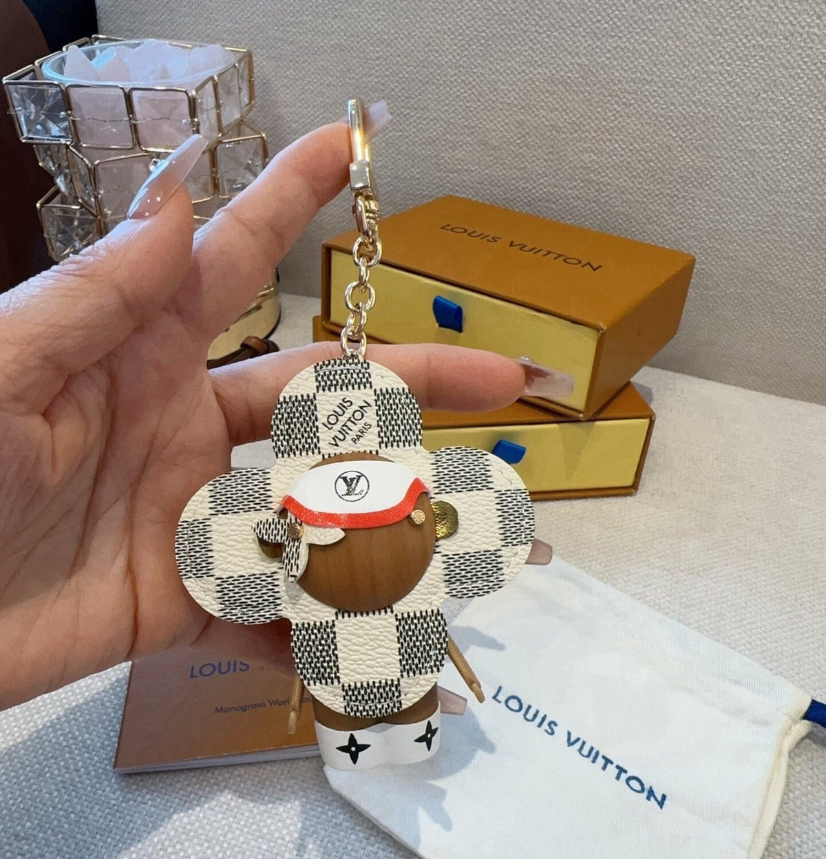 LOUIS VUITTON Bag Charm Keychain