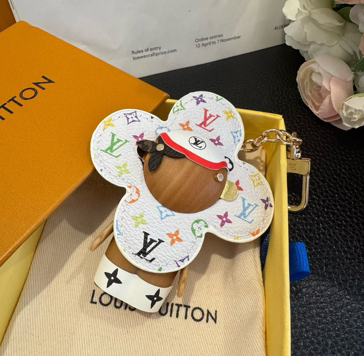 LOUIS VUITTON Bag Charm Keychain