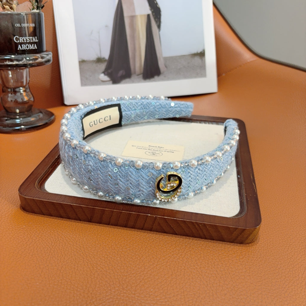 GUCCI Pearl Wide Headband