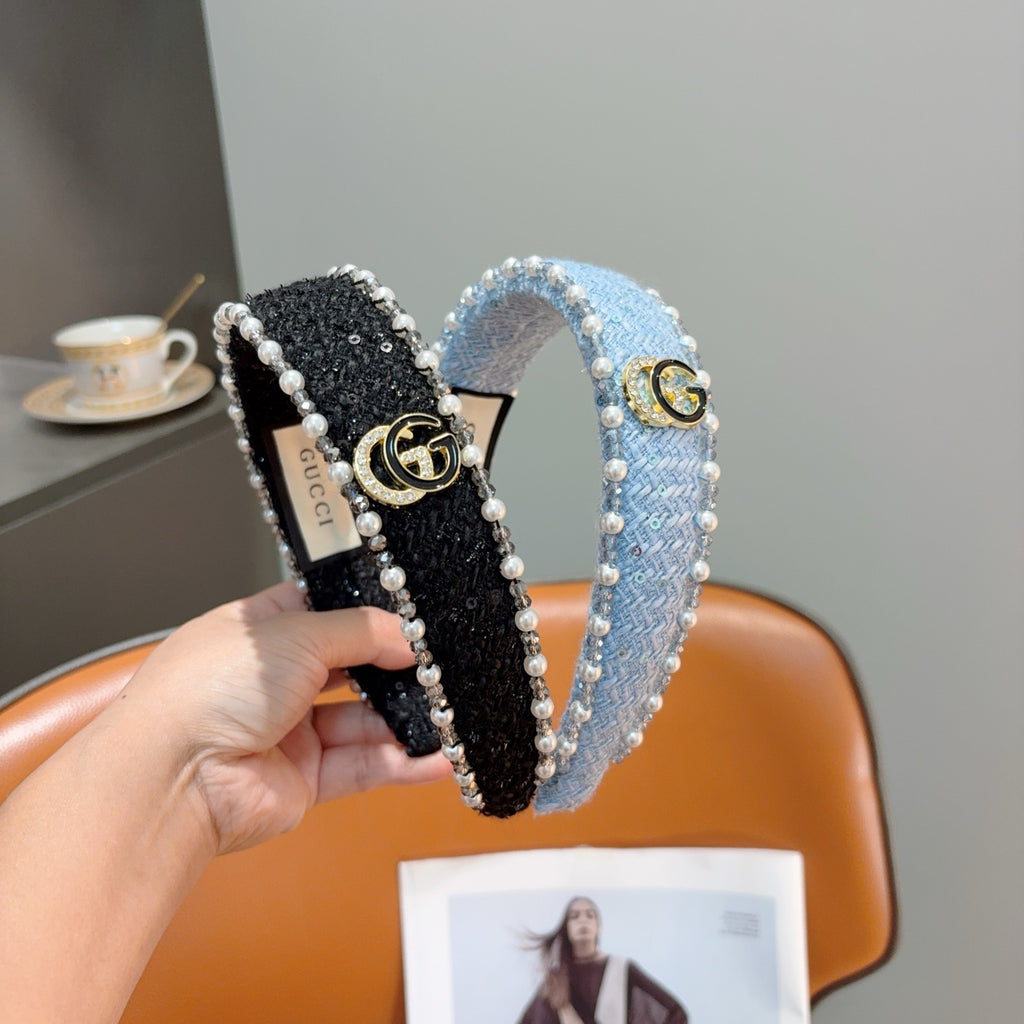 GUCCI Pearl Wide Headband