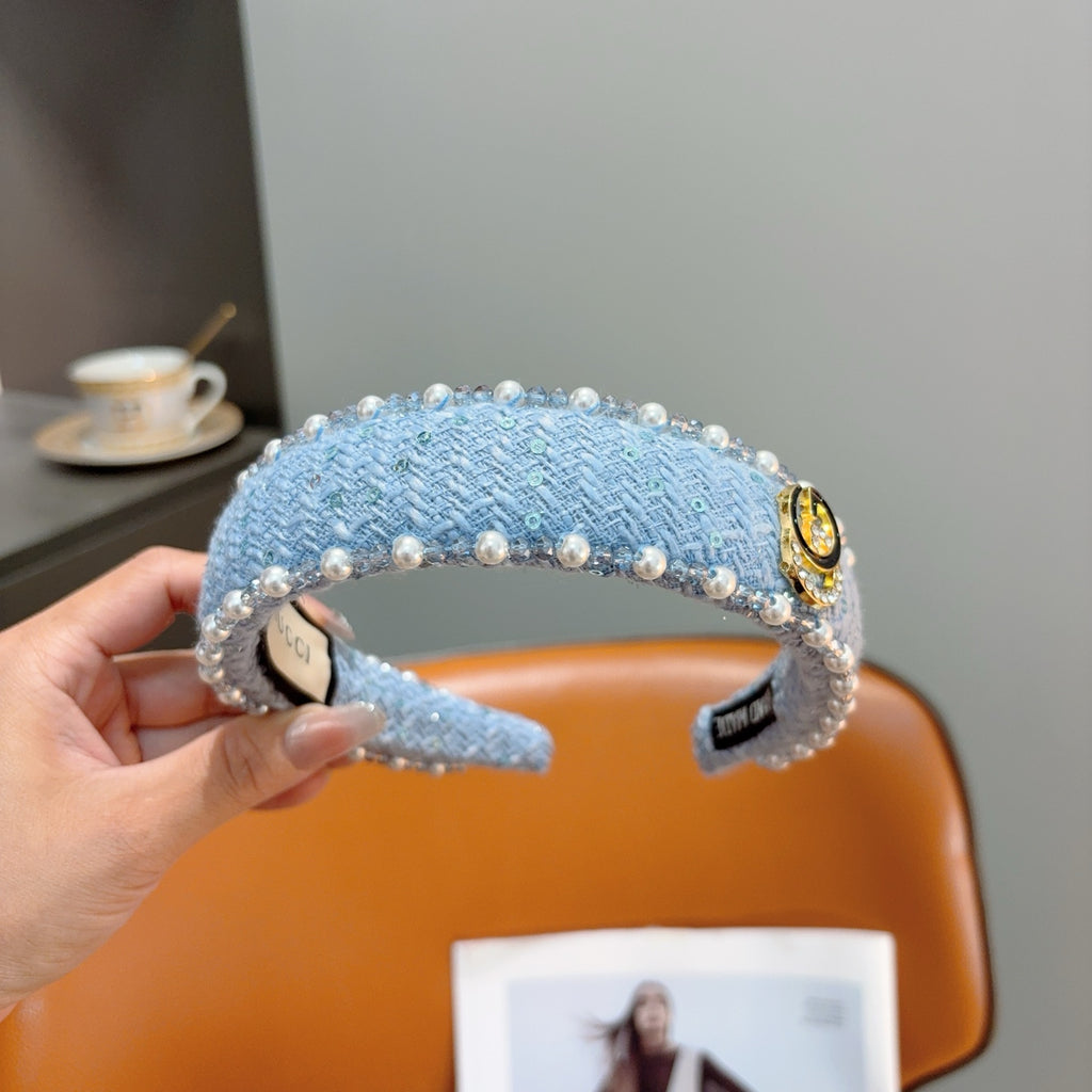 GUCCI Pearl Wide Headband
