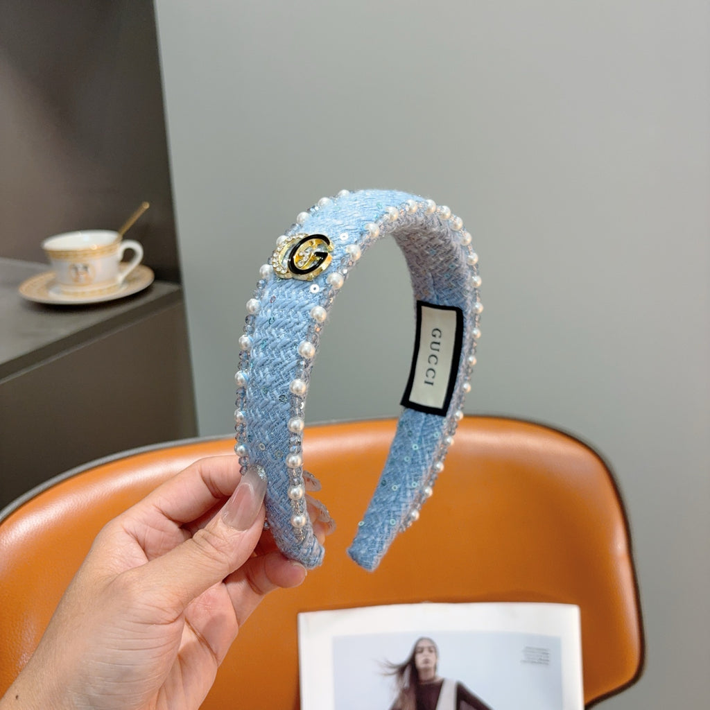 GUCCI Pearl Wide Headband