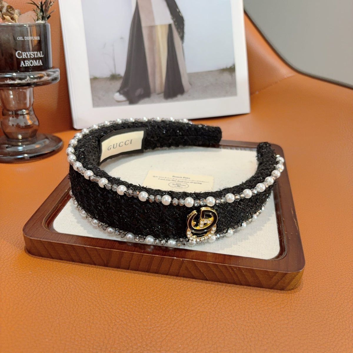 GUCCI Pearl Wide Vintage Headband