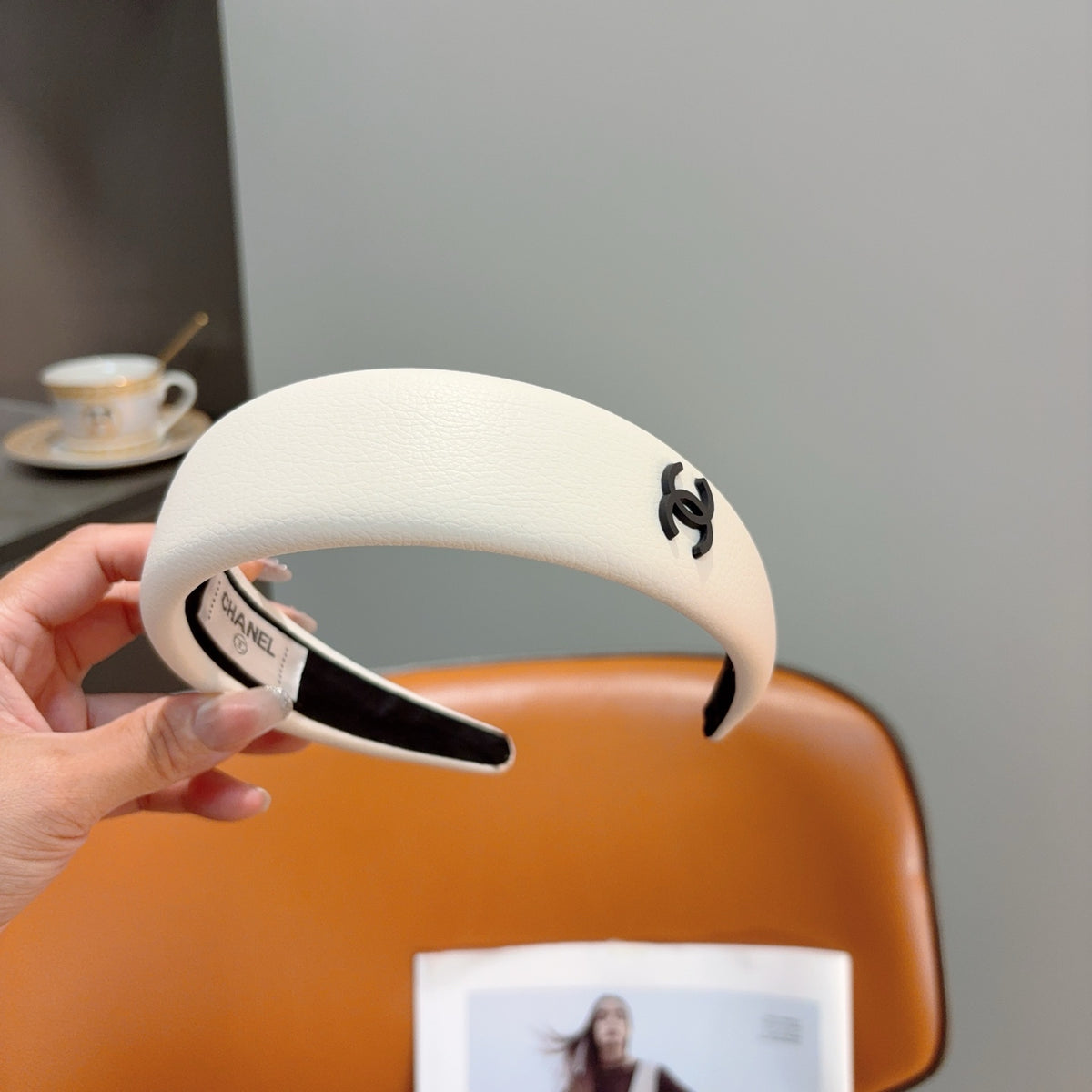 CHANEL Leather Headband