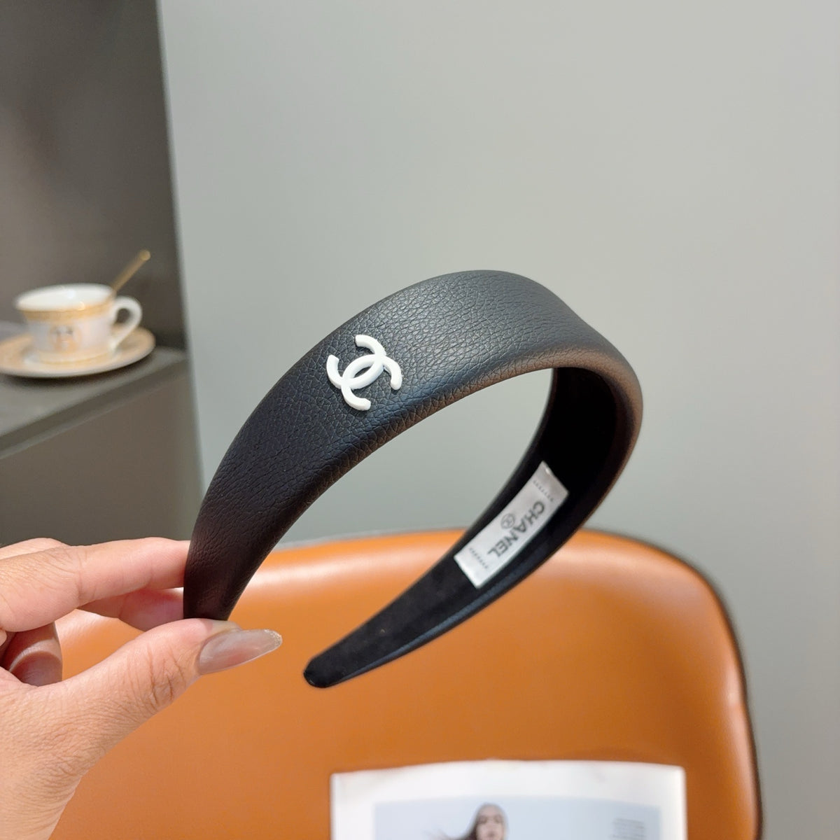 CHANEL Leather Headband