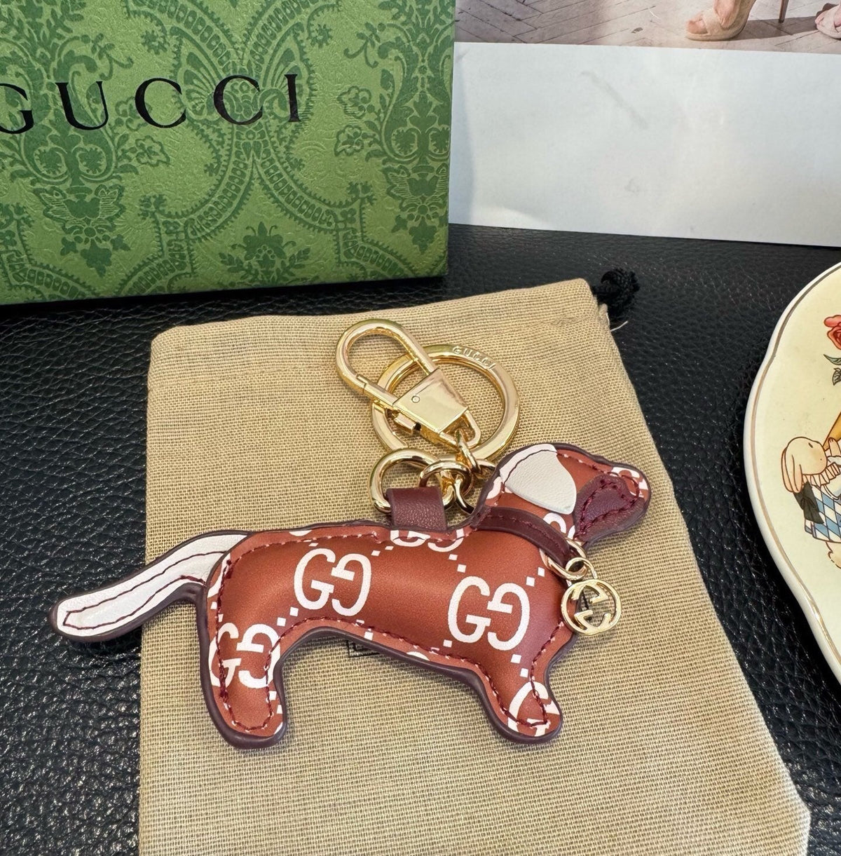 GUCCI Bag Charm Keychain