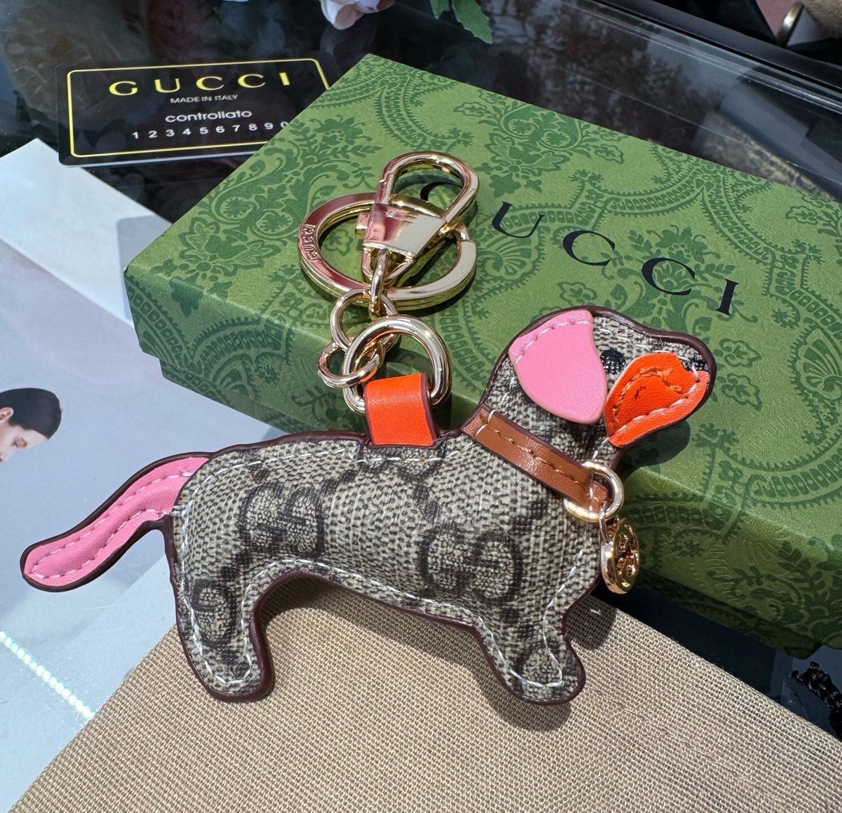 GUCCI Bag Charm Keychain