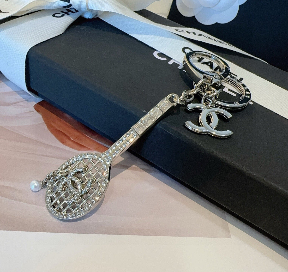 CHANEL Bag Charm Keychain