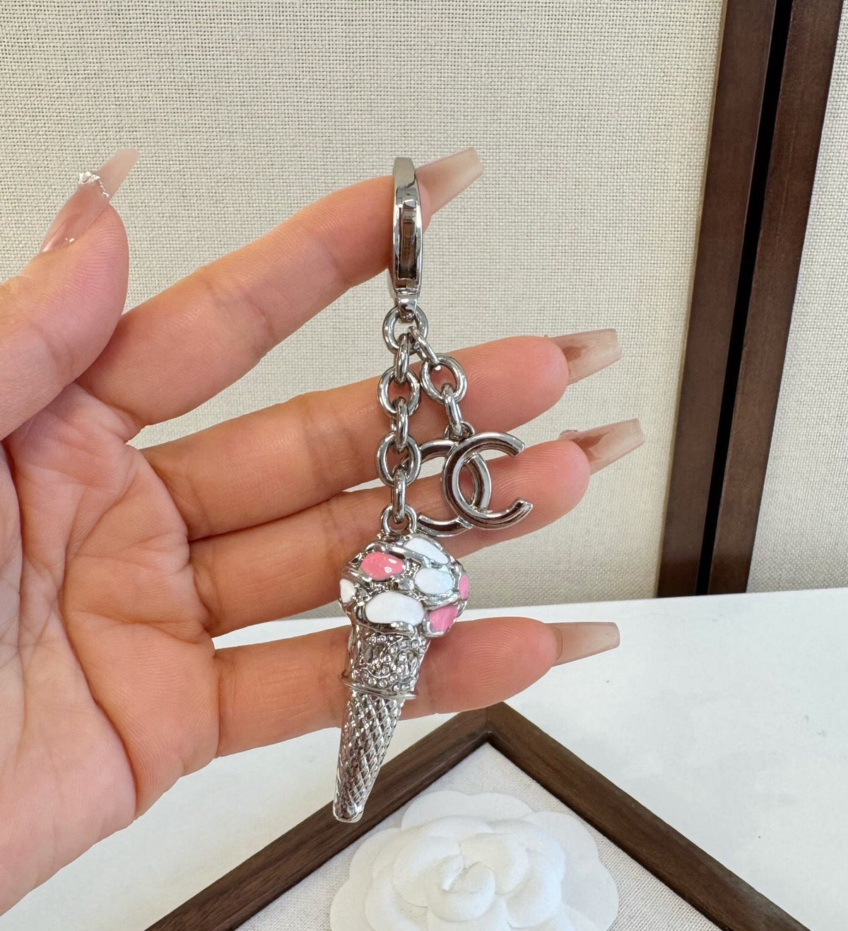 CHANEL Bag Charm Keychain