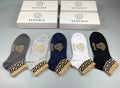 Versace Cotton Crew Socks – 5-Pair Set #001