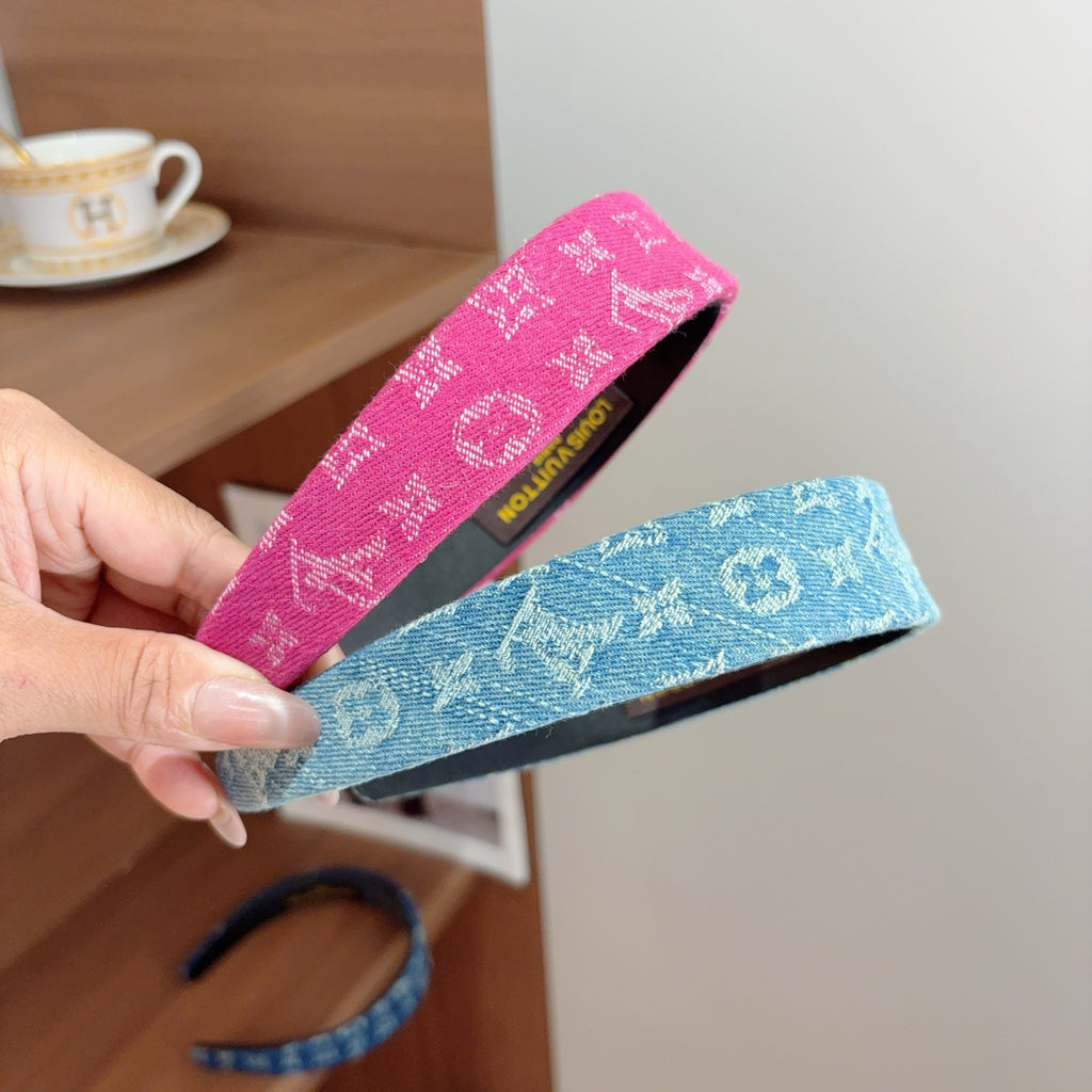LOUIS VUITTON Denim Headband