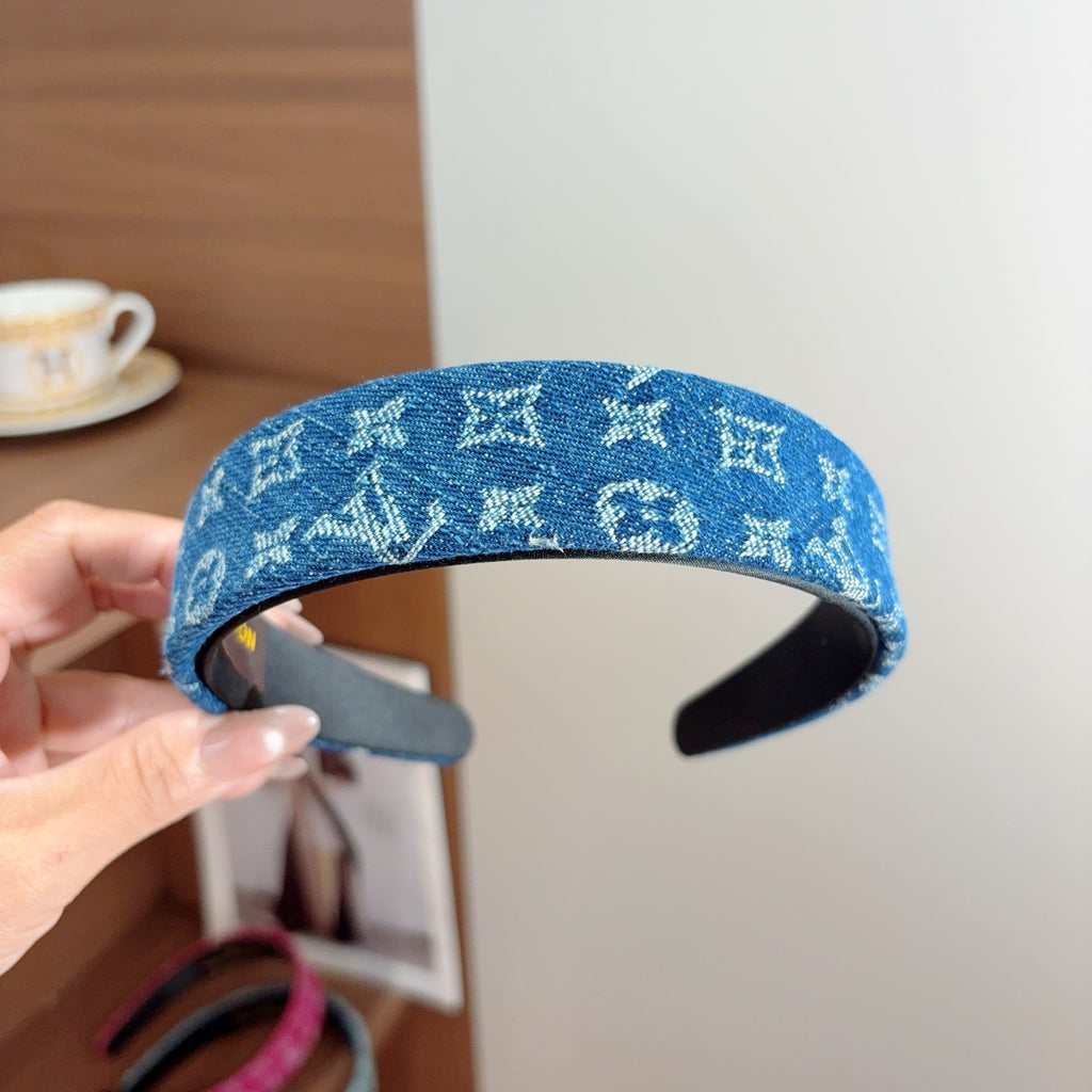 LOUIS VUITTON Denim Headband