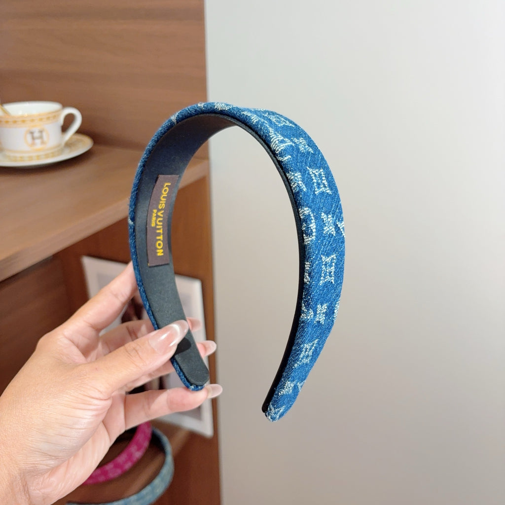 LOUIS VUITTON Denim Headband